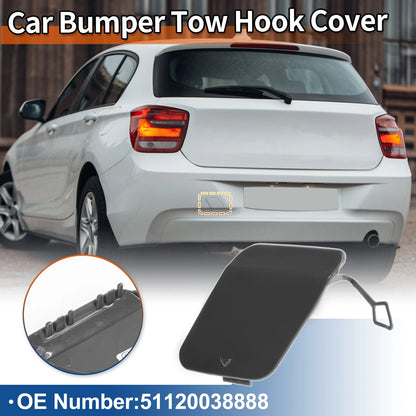 Rear Tow Hook Cover for BMW 1 Series F20 (2011-2019) Unpainted