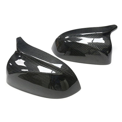 Carbon Fiber Side View Mirror Cover Fit For BMW X3 X4 X5 G01 G02 G05 2018-2020