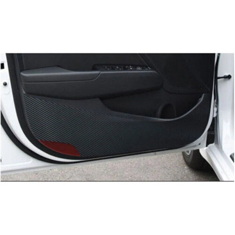 Carbon fiber Door Anti-Kick Panel Guard Trim for Hyundai Elantra (2017–2020)