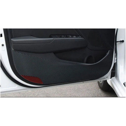 Carbon fiber Door Anti-Kick Panel Guard Trim for Hyundai Elantra (2017–2020)