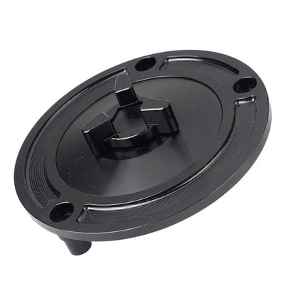 Black CNC Fuel Tank Cover Gas Cap for Kawasaki Ninja 250R 1988-2007