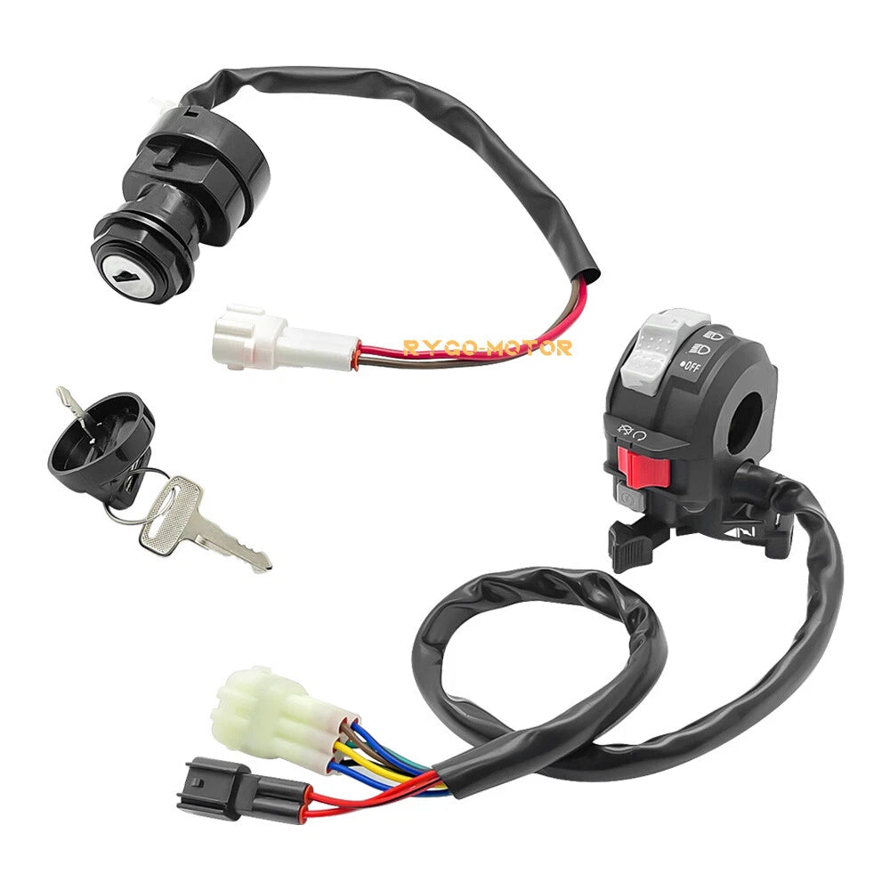 Handlebar & Ignition Key Switch for Yamaha Grizzly YFM350 (2007–2014)