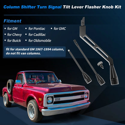 Column Shifter Turn Signal Tilt Lever Flasher Knob for Chevy GMC (1967-1994)