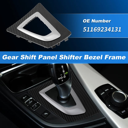 Carbon Fiber Gear Shift Panel Bezel Frame for BMW F30 F31 F32 F33 F34 (2012-2019)