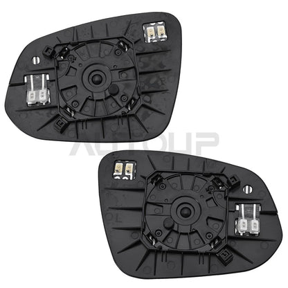 2 x LH+RH Heated Mirror Glass for Toyota RAV4 (2016–2018)