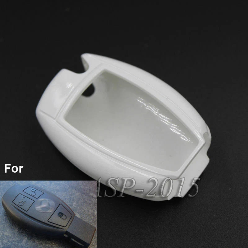 White Paint Plastic FOB Remote Key Shell Cover fit for Benz A B C E S GLC GLE