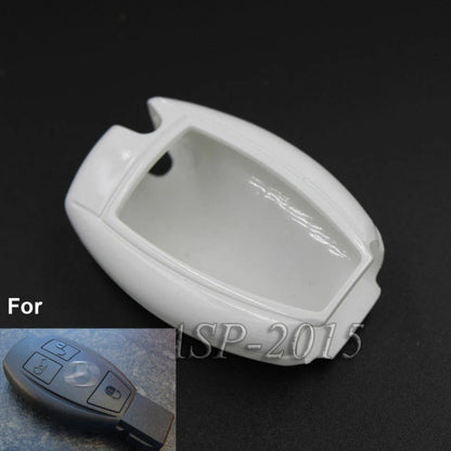 White Paint Plastic FOB Remote Key Shell Cover fit for Benz A B C E S GLC GLE
