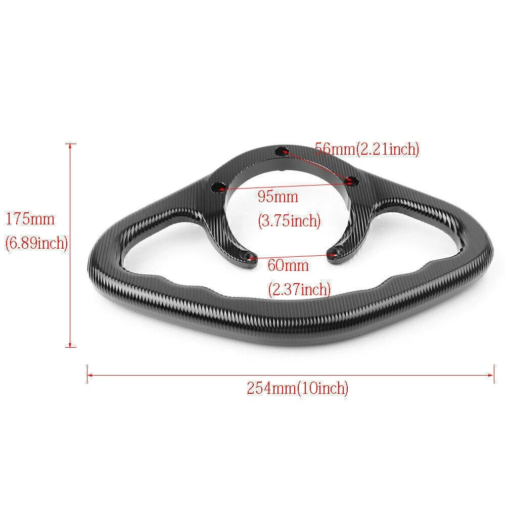 Red Passenger Gas Tank Grab Handle for Kawasaki Ninja ZX-14R (2006-2012)