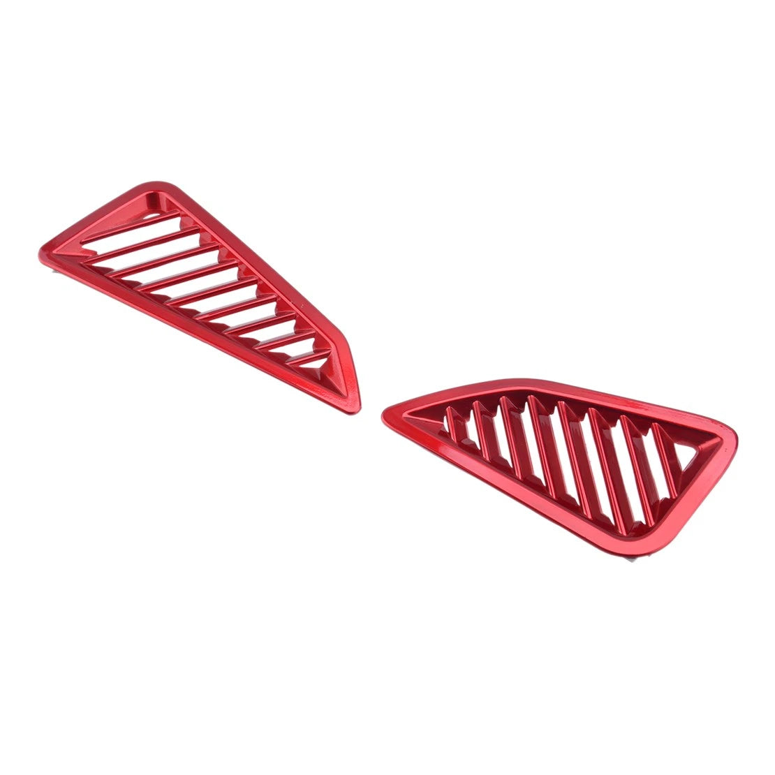2 x Red Air Vent Outlet Covers for Toyota Corolla (2019-2021)