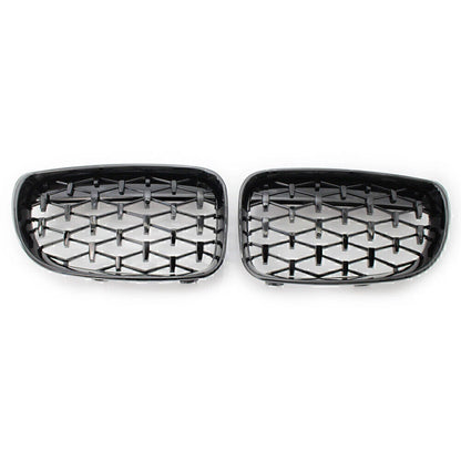 Gloss Black Front Grille for BMW E81 E82 E87 E88 1 Series (2008-2011)