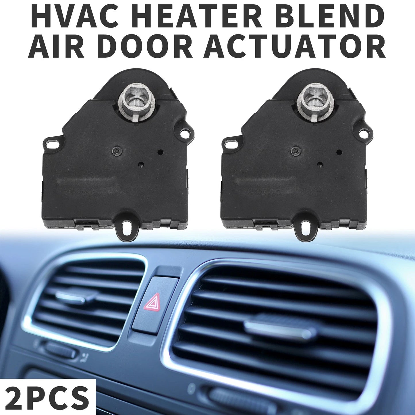 2 x No.4647039 HVAC Heater Blend Door Control Actuator for Jeep Grand Cherokee
