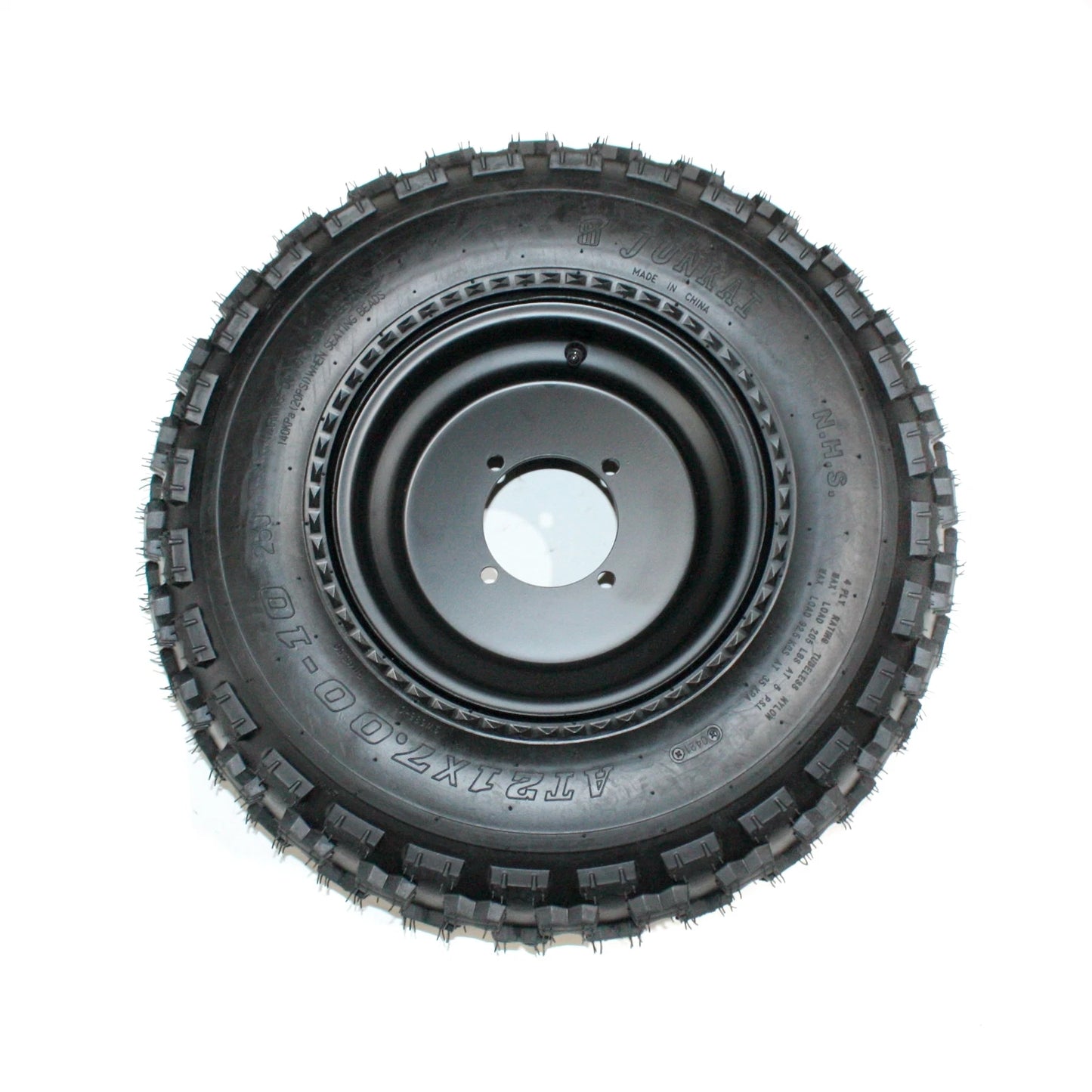 21x7-10 Front Wheel Rim Tire for 150cc 250cc Quad Dirt Bike ATV Buggy