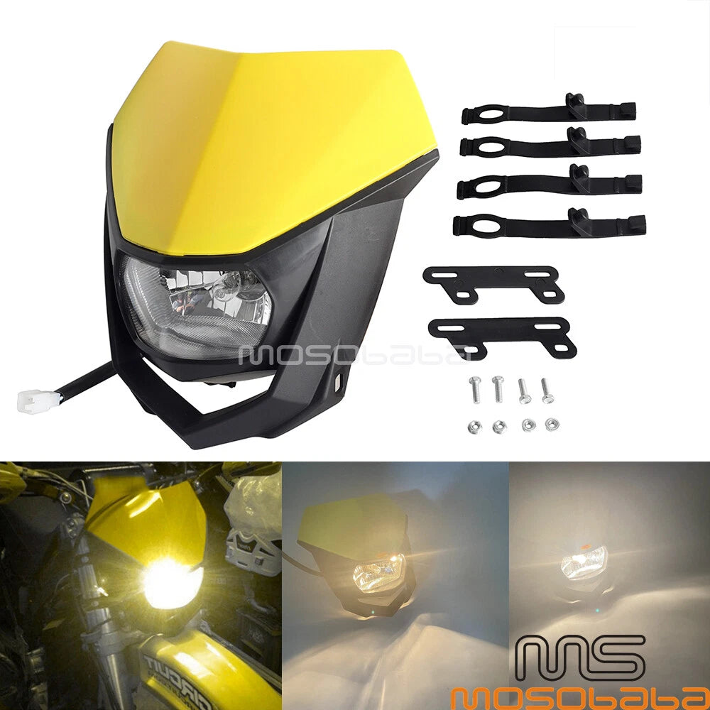 H4 Headlight for Suzuki DR650S/SE RMZ450 DRZ400E (1996-2023)