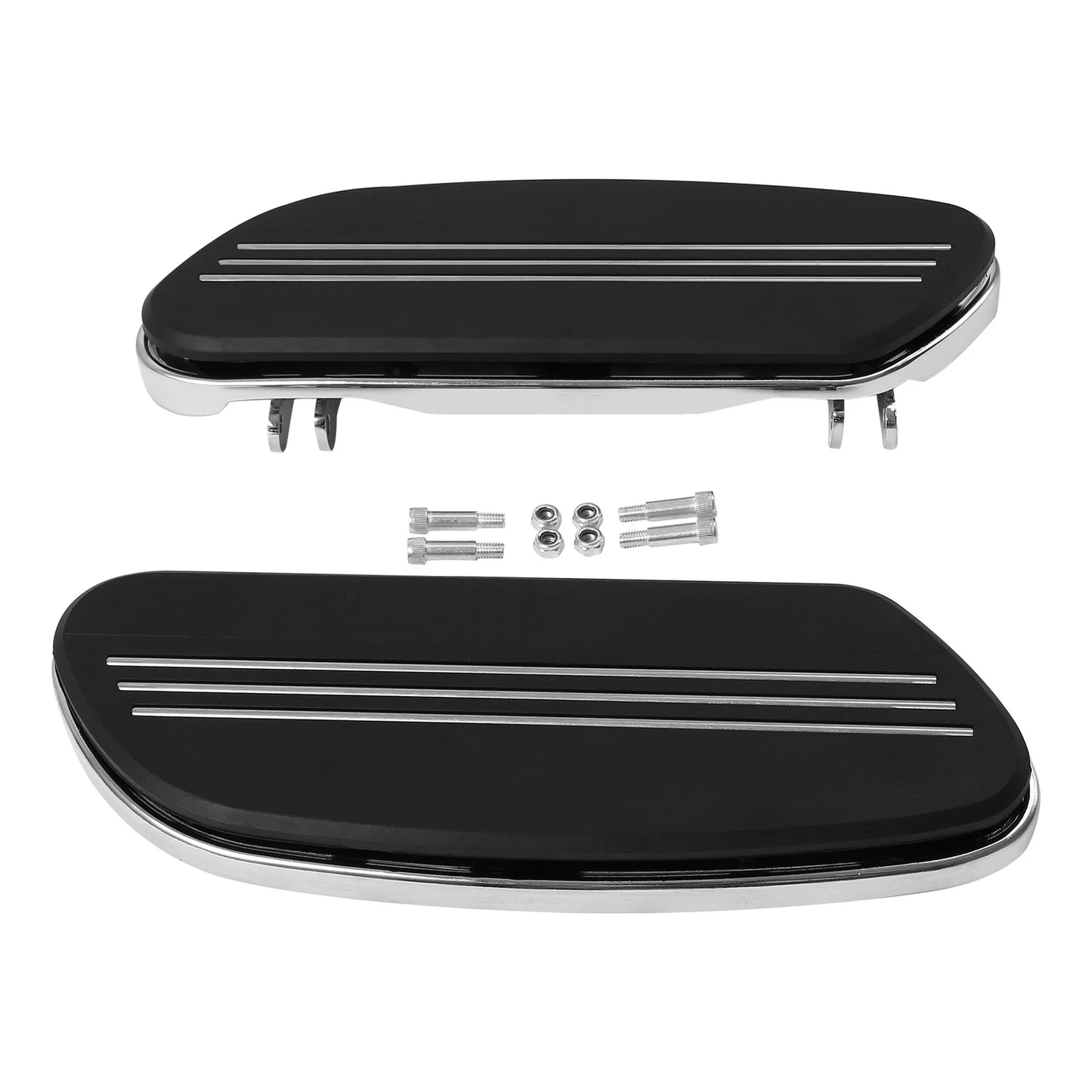 Chrome Driver Floorboard Kit for Harley Touring Electra Road Glide (1986-2023)