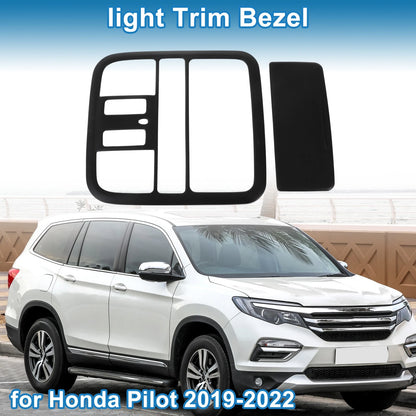 Front Row Headlight Trim Bezel for Honda Pilot (2019-2022) Matte Black