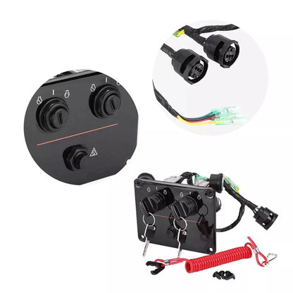 Yamaha Outboard Dual Remote Control Panel Main Key Switch for 6K1 Series