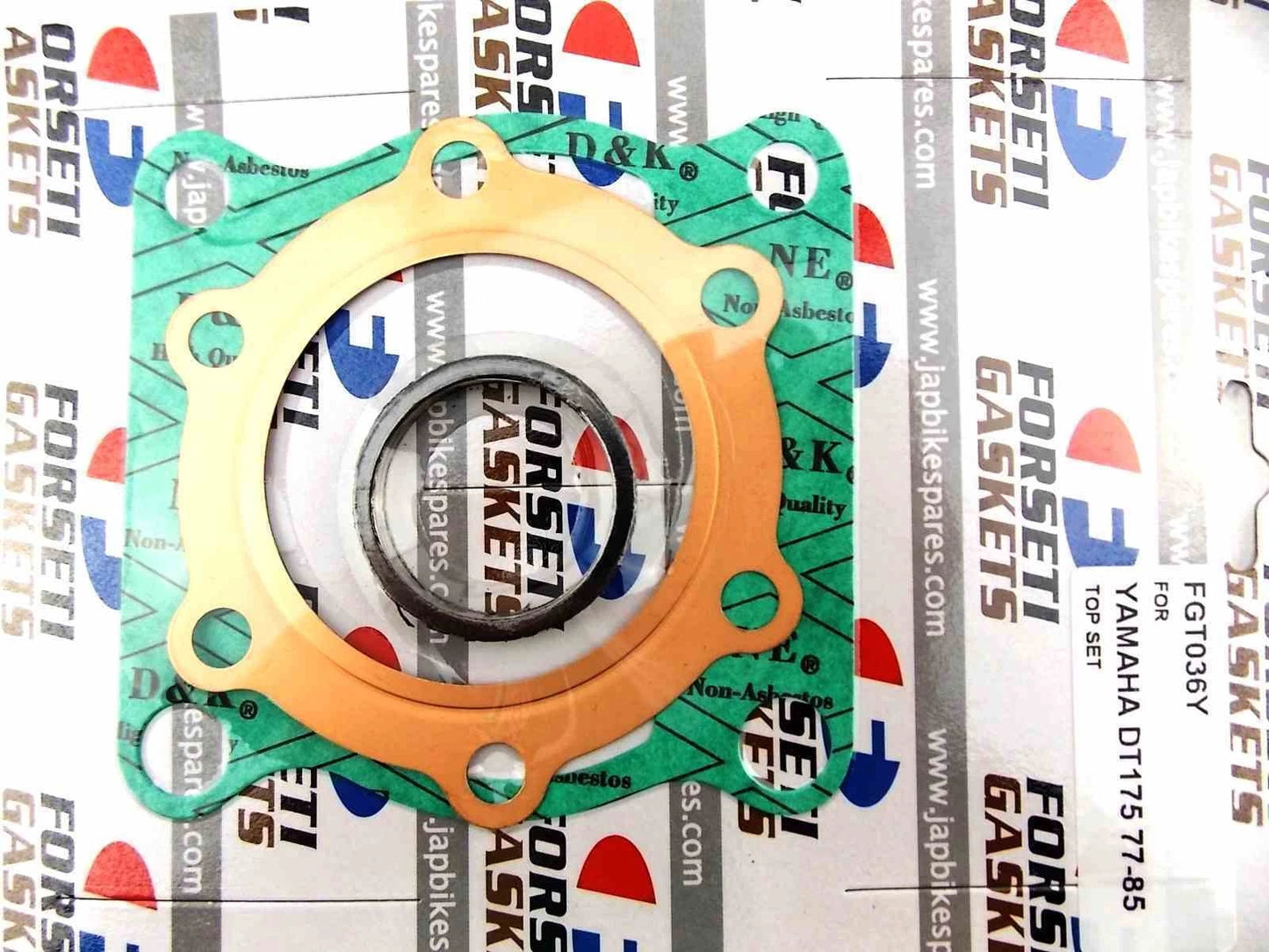 0.5mm O/S Top End Kit with 66.50mm Piston Rings & Gasket for Yamaha DT175 (1982-1985)