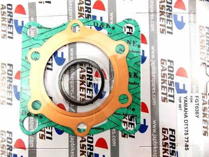 0.5mm O/S Top End Kit with 66.50mm Piston Rings & Gasket for Yamaha DT175 (1982-1985)