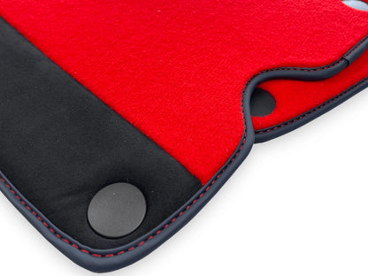 Floor Mats for Ferrari California Convertible Red Tailored Carpets (2008-2014)