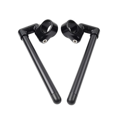 46MM Black Cafe Racer 7/8" Clip-On Handlebar for Motorcycle