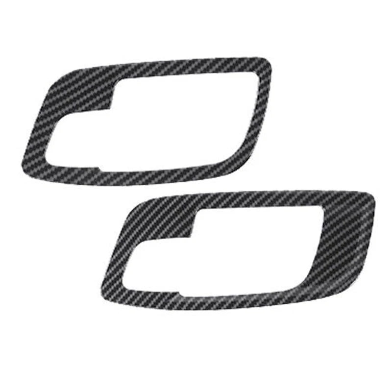 4pcs Carbon Fiber Interior Door Handle Bowl Covers for Charger (2011-2023)