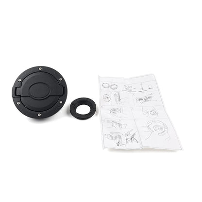 Fuel Tank Door Cover for Jeep Wrangler JK (2007-2018) Black