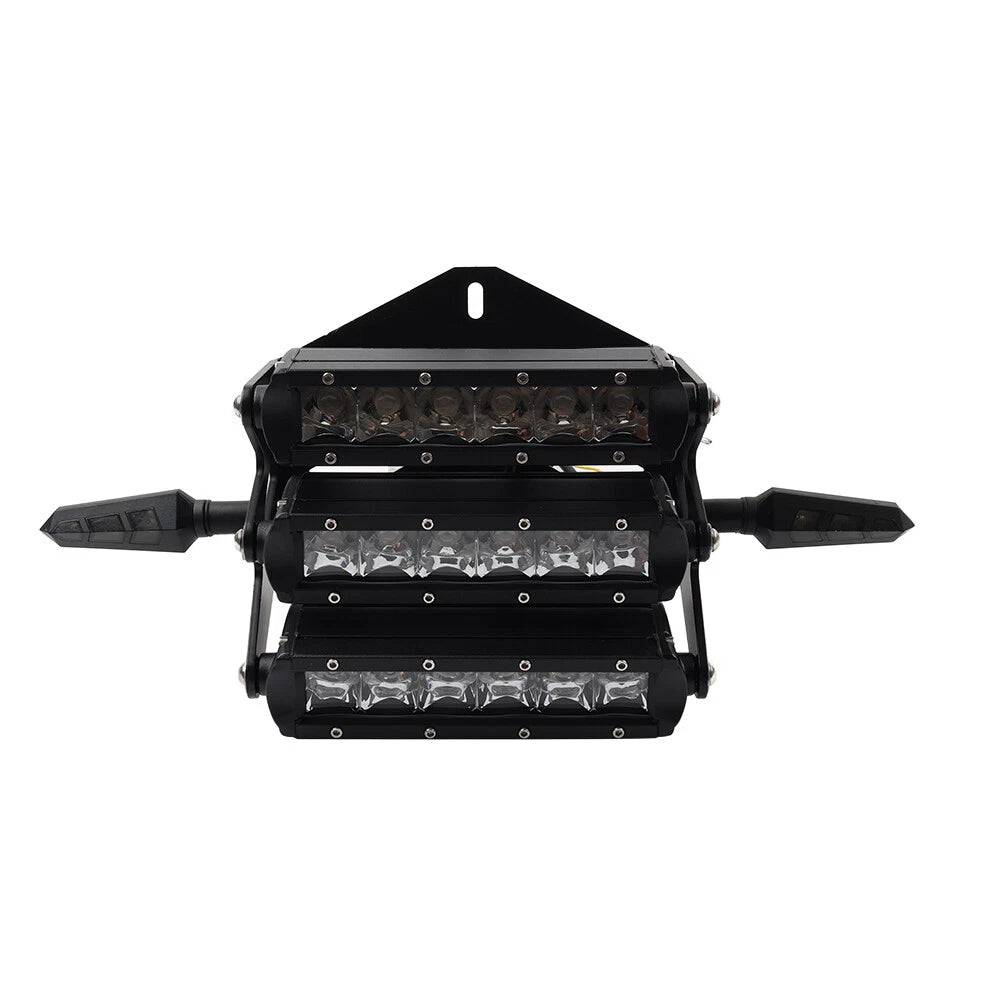Triple Headlight Headlamp Kit for Honda Ruckus GY6 Scooter (2003-2023)