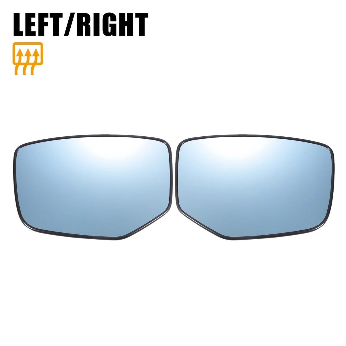Blue Mirror Glass Pair (Left & Right) w/ Back Heated for Honda Accord (2008-2010)