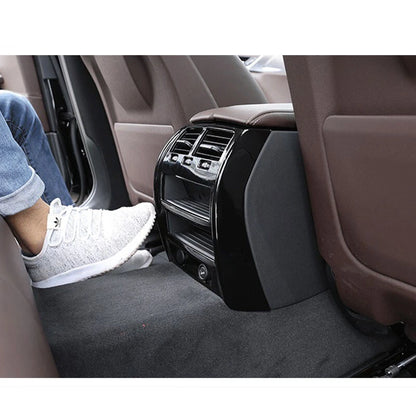 Black Air Condition Vent Outlet Frame Cover Trim fit For BMW 5 Series 2018-2020