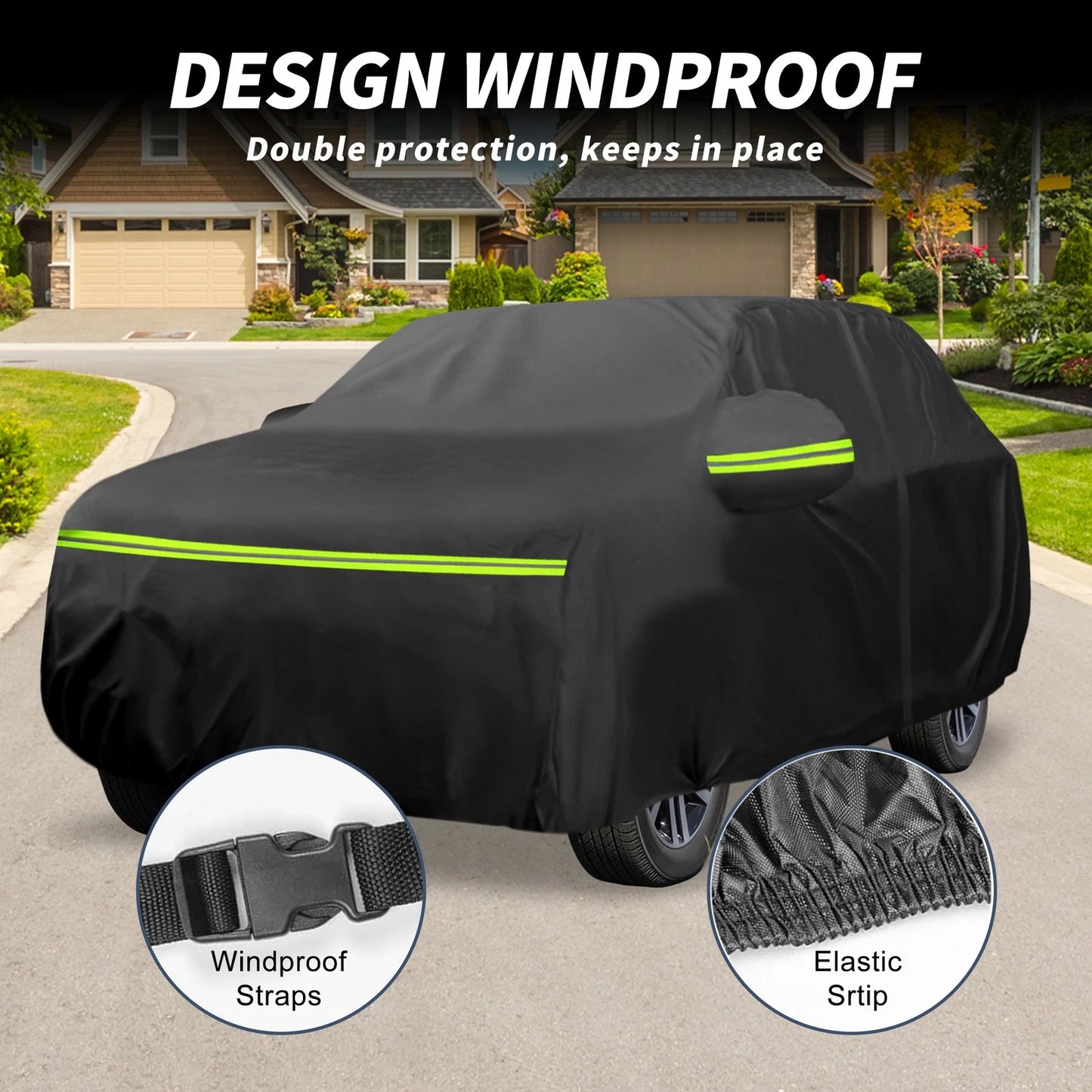 Waterproof 210D-PU Car Cover for Land Rover Discovery V (2016-2021)