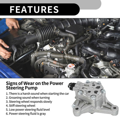 Power Steering Pump for Honda Pilot 3.5L V6 (2012-2015)