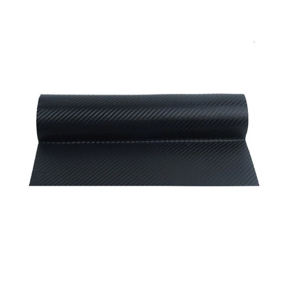Black 3D Carbon Fiber Vinyl Wrap Roll Film Sticker for Car/Home 127x30cm DIY