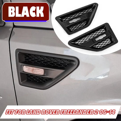 Side Fender Air Vent Grill Cover for Land Rover Freelander 2 LR2 (2006-2016)