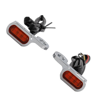 Front Turn Signal Light DRL 2 x Chrome for BMW R18 Classic (2020-2023)