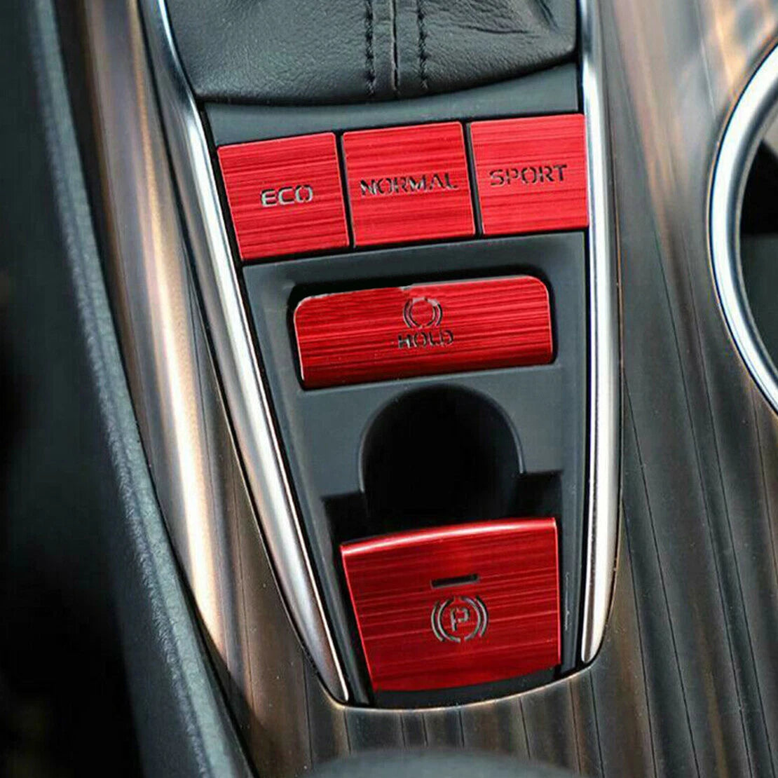5x Center Console Gear Function Button Covers for Toyota Camry (2018-2021)