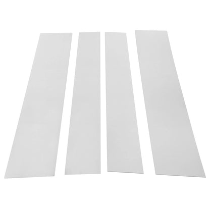 4 Pcs Door Pillar Window Trim for Toyota Tundra (2007-2013) Chrome Silver