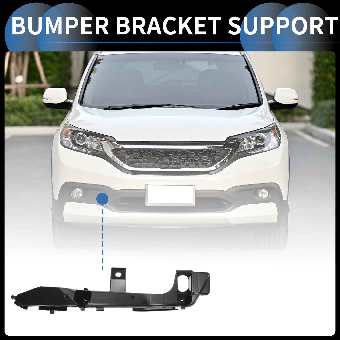 Left Front Bumper Retainer Bracket for Toyota Land Cruiser Prado (2002-2009)