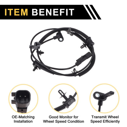 ABS Wheel Speed Sensor 1 x Left Rear for Chevrolet Impala (2014-2019)