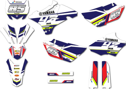Stadium Style Stickers for YAMAHA YZ 85 (2015-2021) Custom Graphics Decals