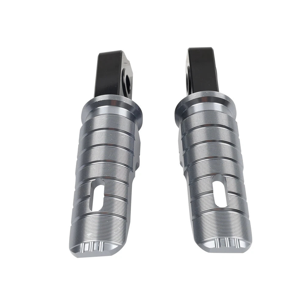 Gray Front Footrest Pegs for Aprilia APR 150 GPR 125 150 250 RS125 Tuono 125