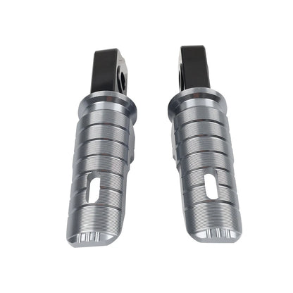 Gray Front Footrest Pegs for Aprilia APR 150 GPR 125 150 250 RS125 Tuono 125