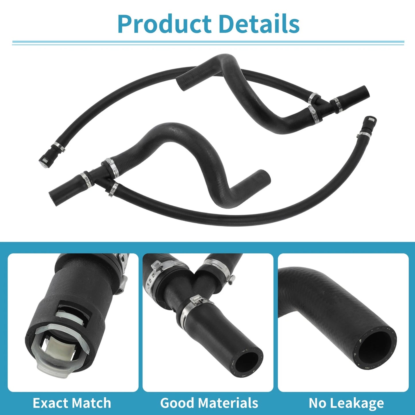 Heater Inlet & Lower Radiator Outlet Hose for Chevy Avalanche (2007 - 2009)