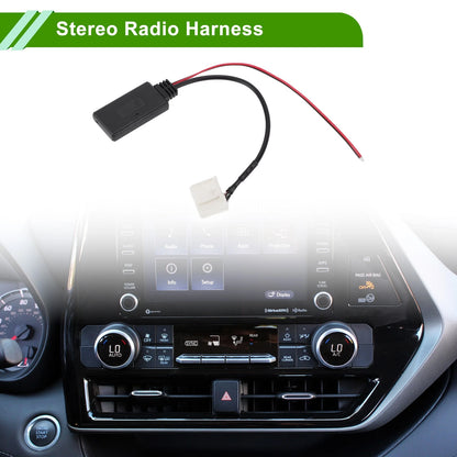Stereo Radio Harness Bluetooth AUX Adapter for Toyota 4Runner (2003-2023)