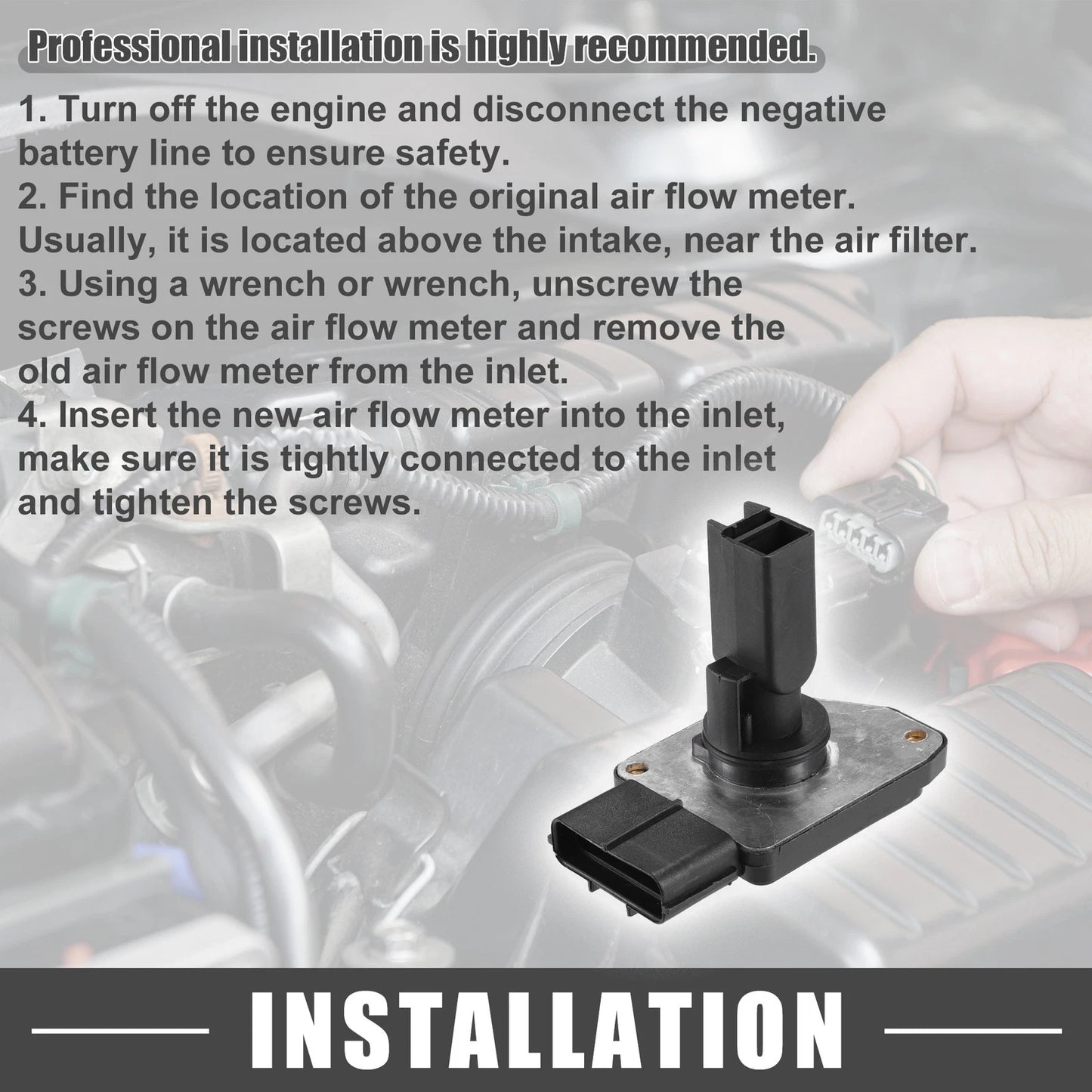 MAF Mass Air Flow Sensor for Ford F-150, F-250 (2000-2003)