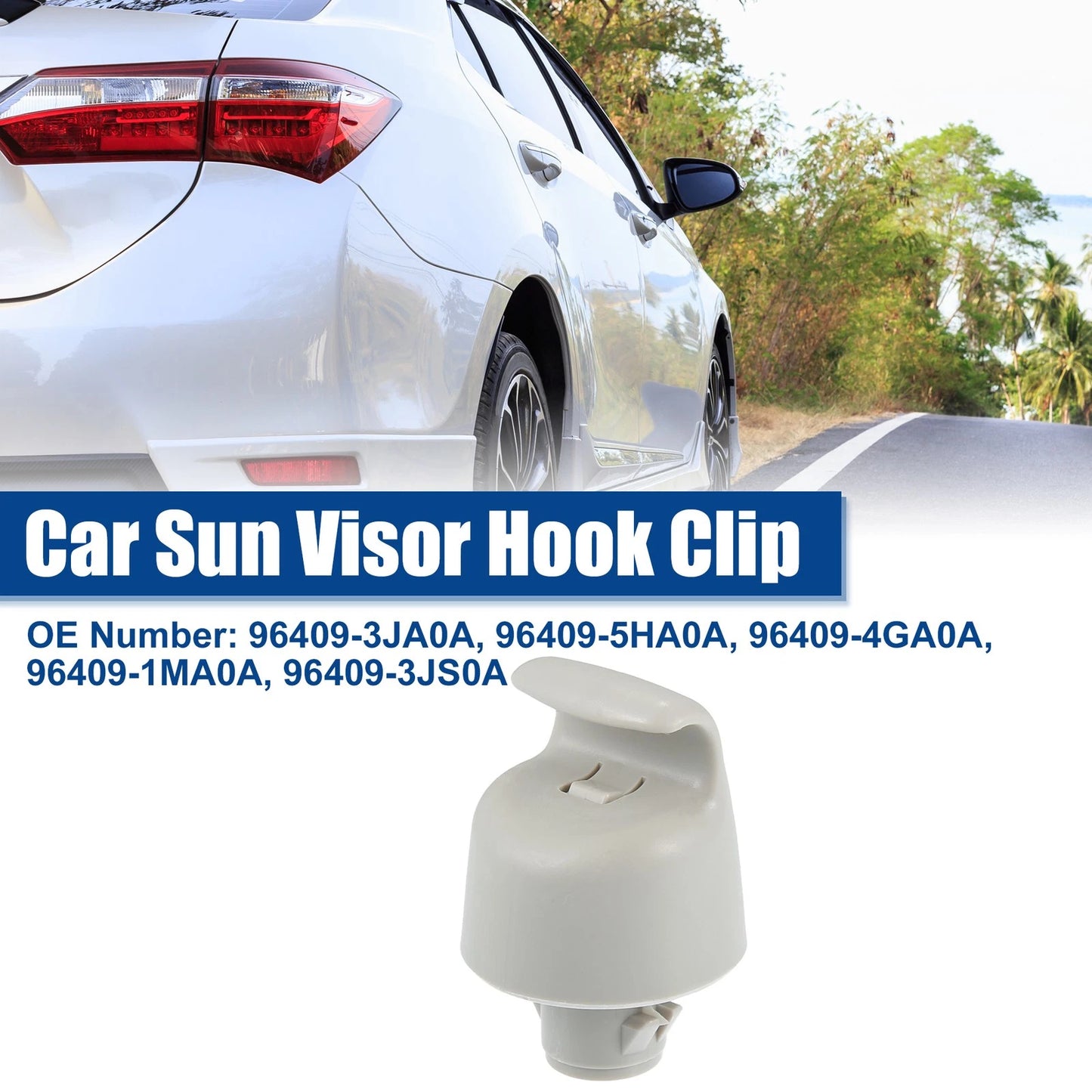 Car Sun Visor Clip Hook Retainer for Nissan