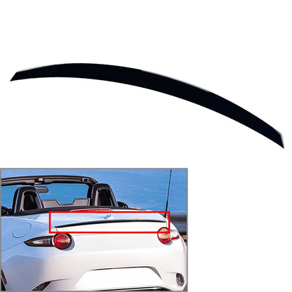 Glossy Black Tail Wing Rear Trunk Spoiler Lip for Mazda MX-5 Miata (2016-2024)