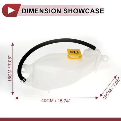 Coolant Expansion Overflow Tank with Cap for Chrysler 200 (2011-2014)