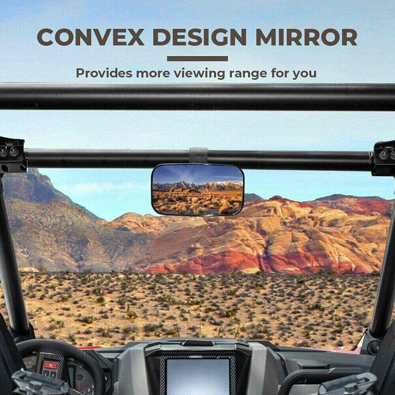 UTV Rear Center View Mirror for Polaris Ranger 500 570 XP S 900 XP 1000 (2017-2023)