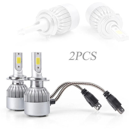 H7 7600LM 36W LED Headlight Bulbs for Car (6000K)