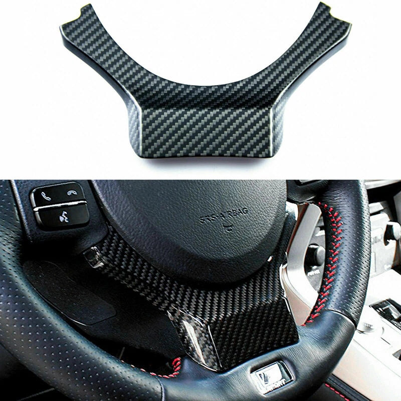 Carbon Fiber Steering Wheel Center Decor Trim Fits Lexus IS250 IS300 350 2014+